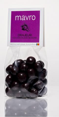 Drajeuri cu ciocolata neagra