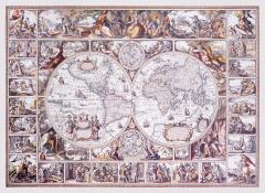 Puzzle din lemn - The Age of Exploration Map XL, 1010 piese