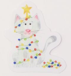Sticker - Christmas Cat