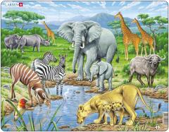 Puzzle 65 piese - Maxi - African Savannah