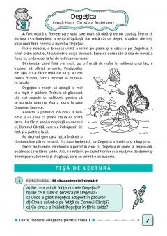 Lecturi si fise de lectura. Clasa 1