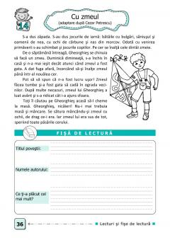 Lecturi si fise de lectura. Clasa 1
