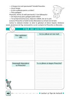 Lecturi si fise de lectura. Clasa 1