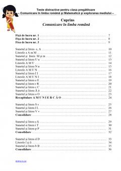 Teste distractive pentru clasa pregatitoare