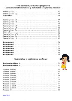 Teste distractive pentru clasa pregatitoare