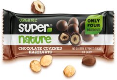 Alune de padure invelite in ciocolata, 40 g - BIO + RO-ECO-007