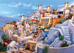 Puzzle 1000 piese - Color di Santorini