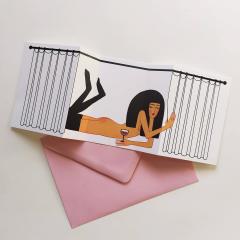 Felicitare pliabila - Fara Perdea - Ea