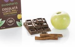 Ciocolata cu lapte, mar si scortisoara, fara zahar