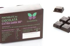 Ciocolata neagra - Extra Dark, fara zahar (minitablete)
