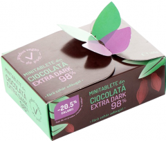 Ciocolata neagra - Extra Dark, fara zahar (minitablete)