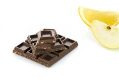 Ciocolata cu lapte, mar si portocala, fara zahar