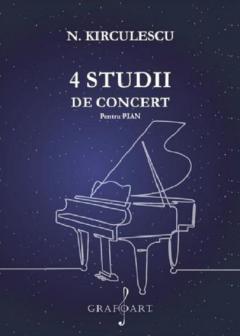 4 studii de concert pentru pian