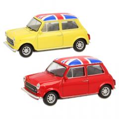 Masinuta - Mini Cooper 1300 Union Jack, scale 1:43 (doua culori - pret pe bucata)