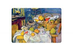 Suport de farfurie - Cezanne, Still life with basket, 1890