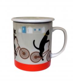Cana cu capac - Cyclinc Cat Gray