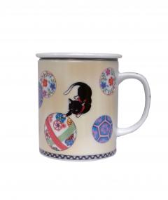 Cana din portelan - Mari & Cat Yellow