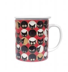 Cana din portelan - Cat Eyes Red