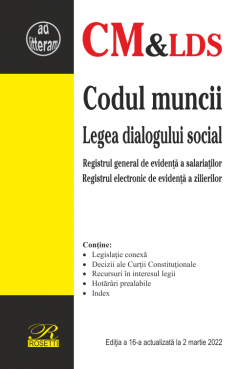 Codul muncii. Legea dialogului social