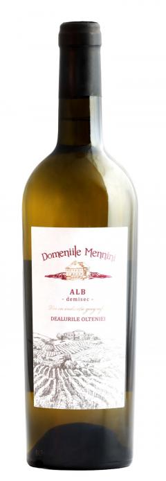 Vin alb - Domeniile Mennini - Sauvignon Blanc & Feteasca Alba, demisec, 2021