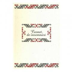 Carnet mediu - Motive traditionale din Mehedinti