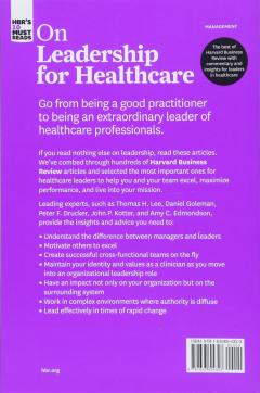 HBR's 10 Must Reads On Leadership for Healthcare
