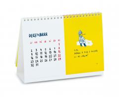 Calendar de birou 2019 - Sherlock Holmes by George Rosu