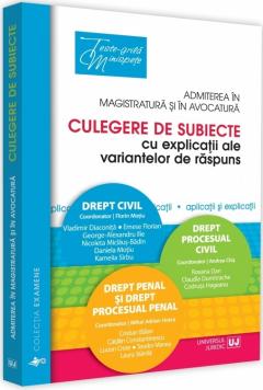 Admiterea in magistratura si in avocatura