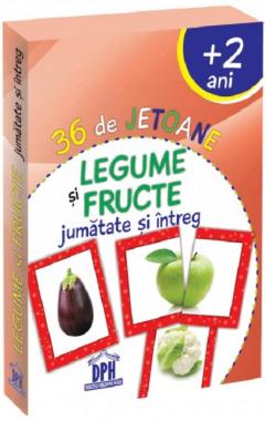 36 de jetoane - Legume si fructe