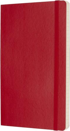 Carnet - Moleskine Classic - Large, Soft Cover, Ruled - Scarlet Red