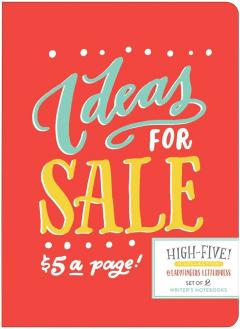 Caiet - Letterpress High Five Writer's - mai multe modele