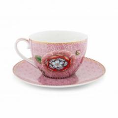 Ceasca cu farfurioara - Spring to Life Pink