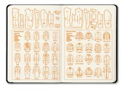 Carnet pentru schite Fashionary A5 - Men