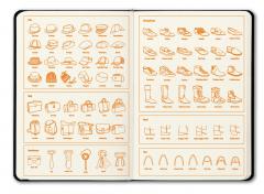 Carnet pentru schite Fashionary A5 - Men