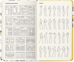 Carnet pentru schite Fashionary A6 - Peter Jensen Ruled