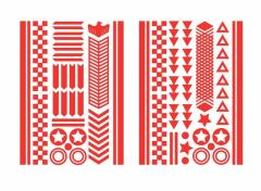 Sticker reflectorizant pentru bicicleta - Red