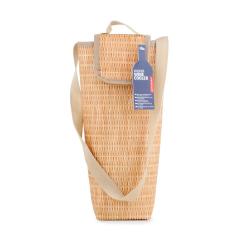 Geanta termica vin - Wicker wine cooler