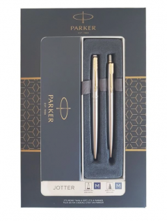 Set stilou si pix - Jotter Royal GT - Stainless Steel