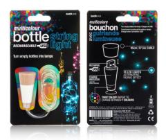 Dop luminos - Multicolour String Bottle Light