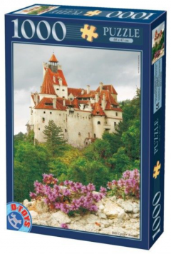 Puzzle 1000 piese - Imagini din Romania - Castelul Bran - Ziua
