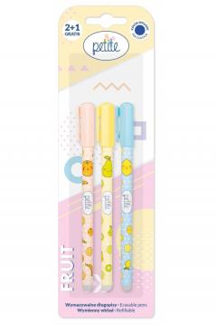 Set 3 pixuri - Petite - Cerneala termosensibila - Fruit