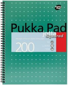 Caiet cu spirala - Jotta Notebook - A4, Matematica - Metallic Green