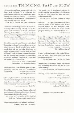 Thinking, Fast and Slow