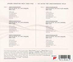 Six Evolutions - Bach: Cello Suites