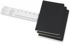 Set 3 caiete - Moleskine Cahier - Large, Dotted - Black