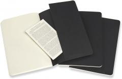 Set 3 caiete - Moleskine Cahier - Large, Dotted - Black