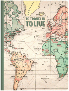 Carnet - Large, Lined - Travel