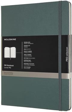 Carnet - Moleskine Pro - Hard Cover, X-Large - Forest Green