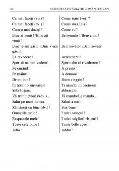 Ghid de conversatie roman-italian