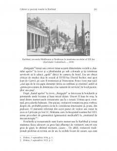 Calatori si pacienti romani la Karlsbad